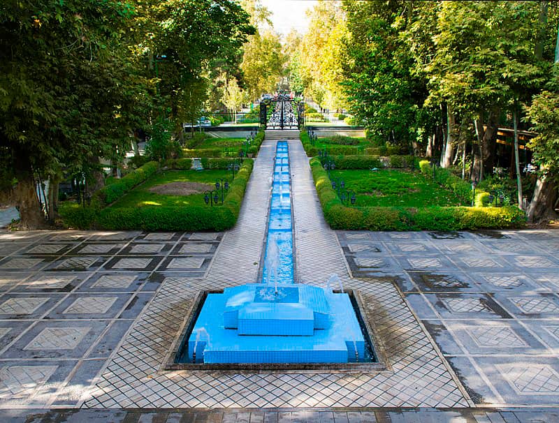 مسیر دسترسی به باغ فردوس تهران