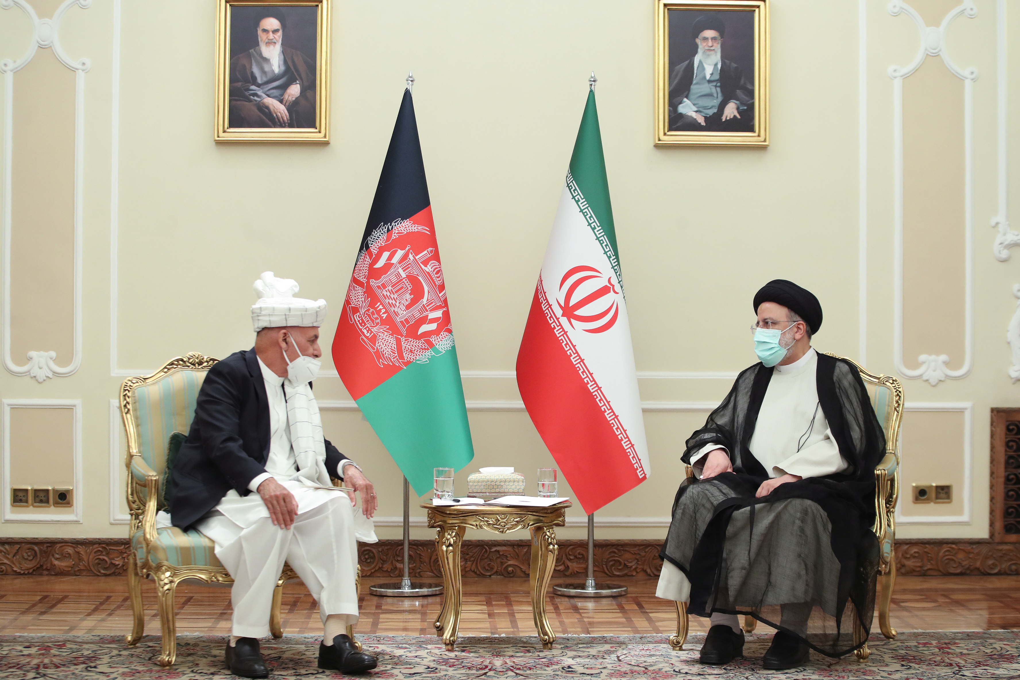 رییسی در دیدار رییس جمهور افغانستان