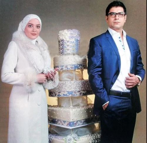 جشن سالگرد ازدواج بهنوش طباطبایی و همسر سابقش / کیک غول پیکر پنج طبقه! + عکس