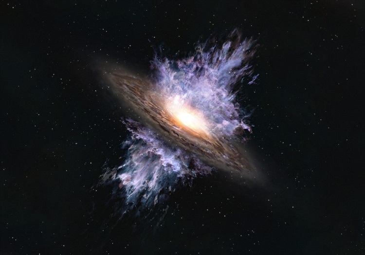 دیمی‌ترین سیاهچاله غول پیکر