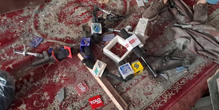  انفجار در تجمع خبرنگاران در مزار شریف + عکس