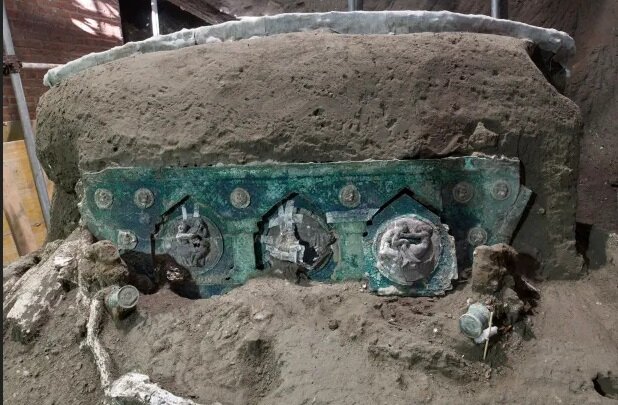 کشف ارابه رومی در پمپئی