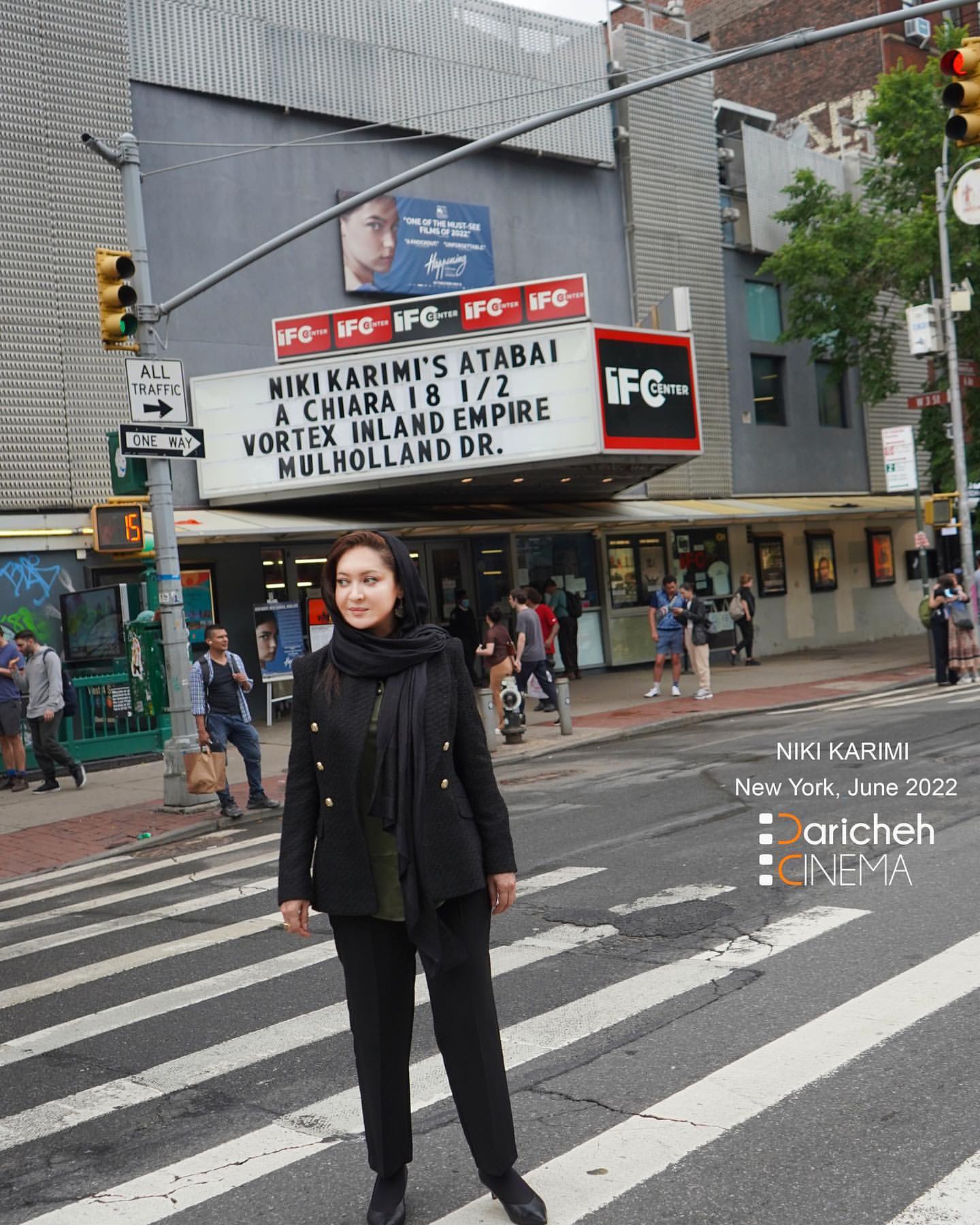 استایل شیک نیکی کریمی در خیابان های آمریکا + عکس