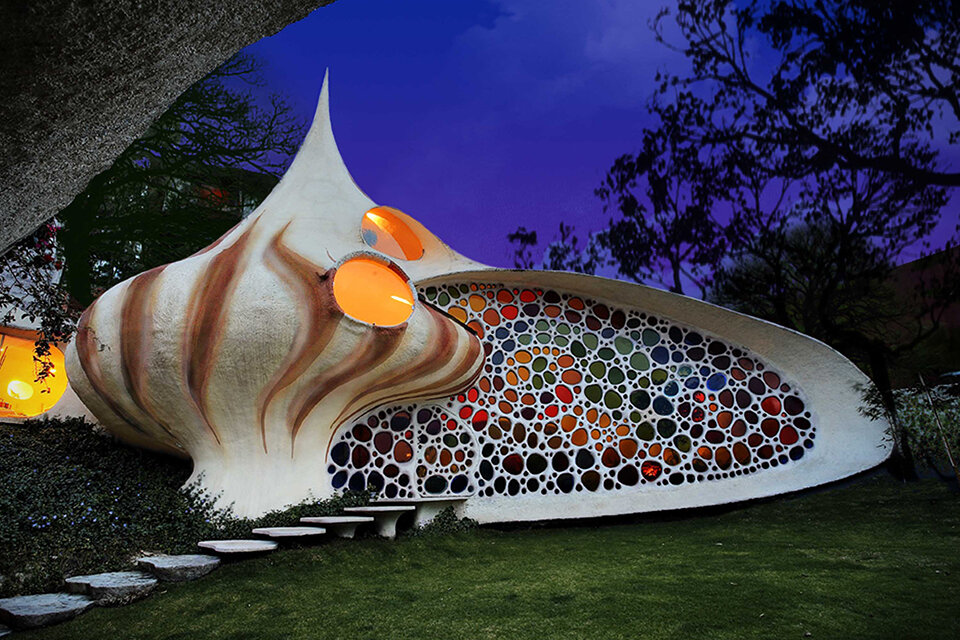 5 خانه عجیب خانه صدف دریایی مکزیکو سیتی