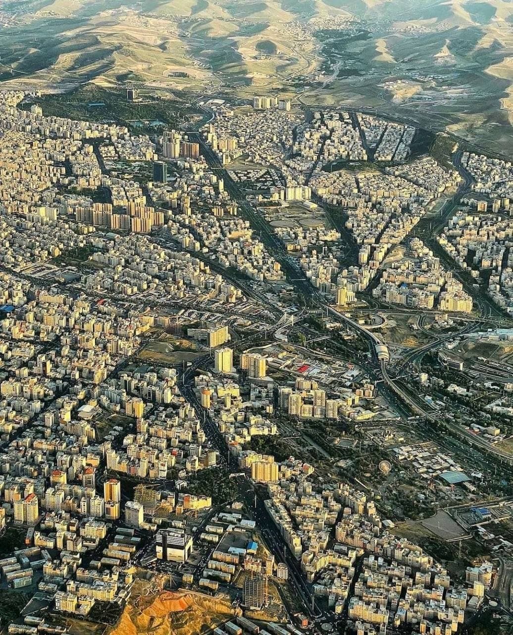 نمای هوایی از شرق تبریز +عکس | اقتصاد آنلاین